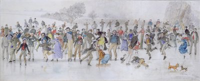 Skating Scene by Charles Altamont Doyle